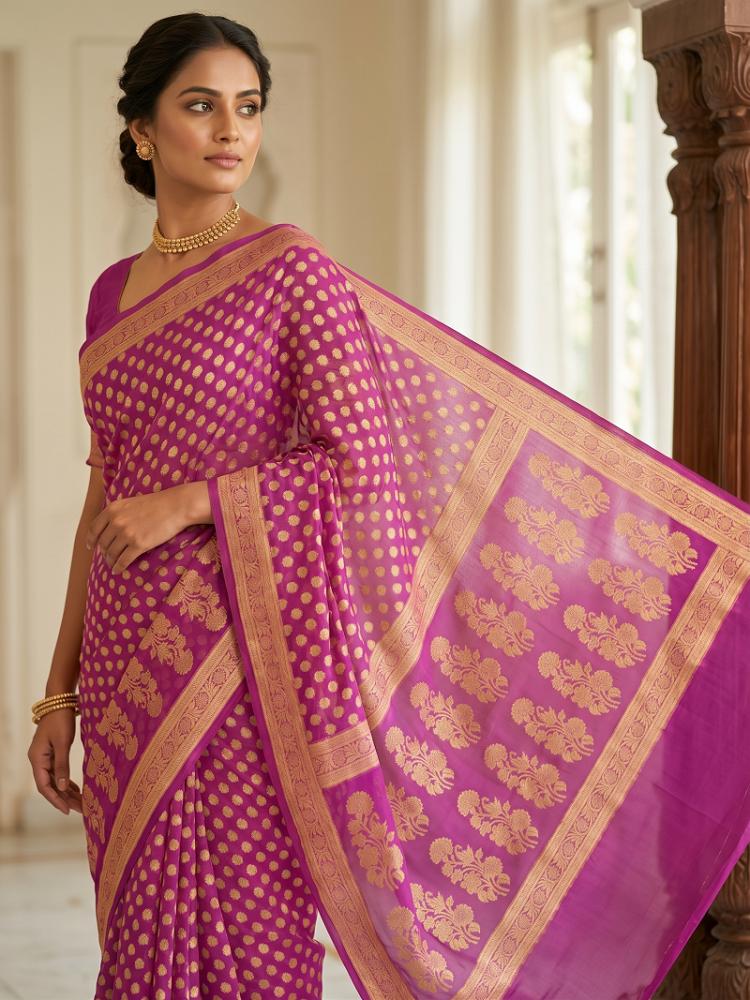 Pink Khaddi Georgette