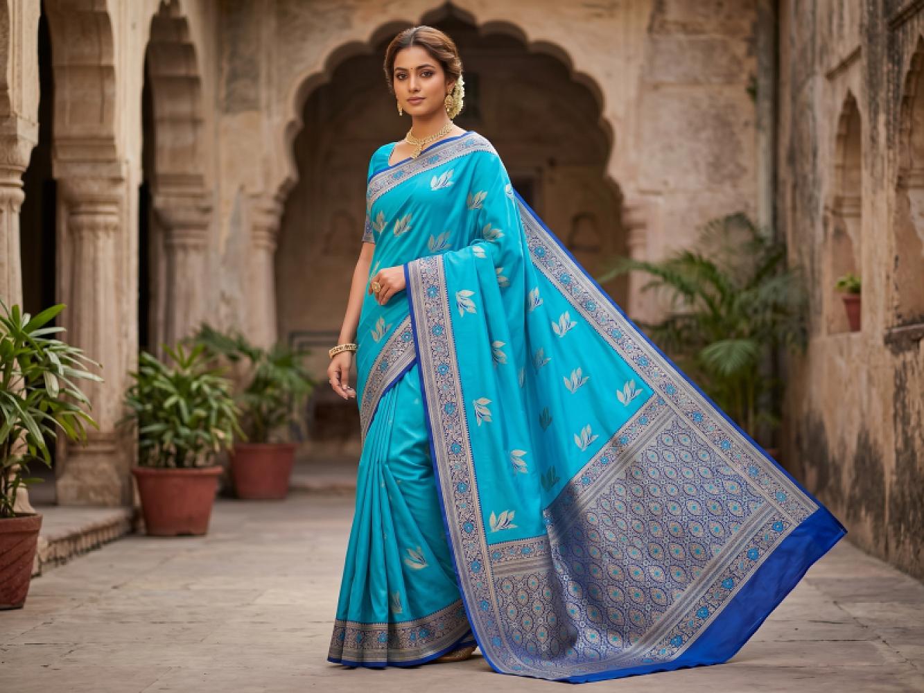 Banarasi Silk with Resham thread